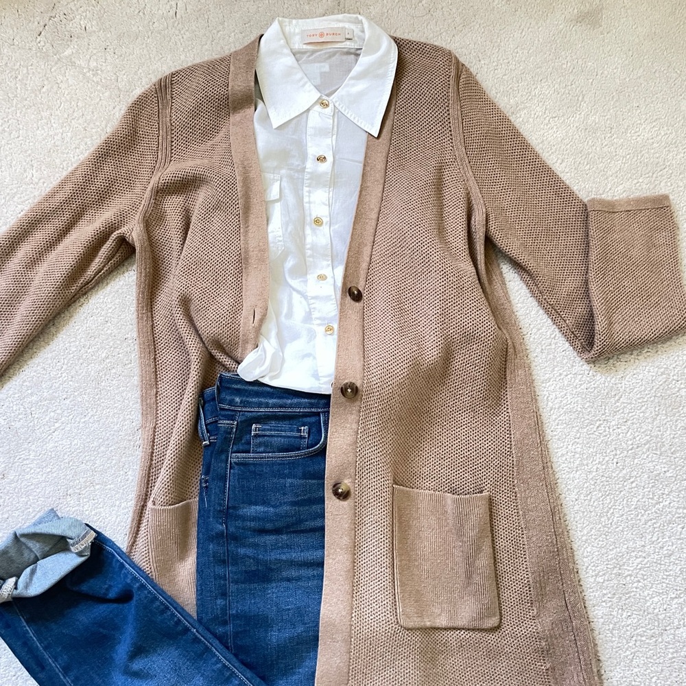 J. Jill Excellent Cozy V-Neck Cardigan Small like new